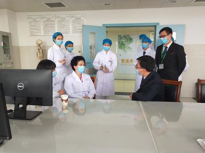 省中醫藥管理局副局長曾清考察調研道縣中醫醫院的中醫藥服務能力建設